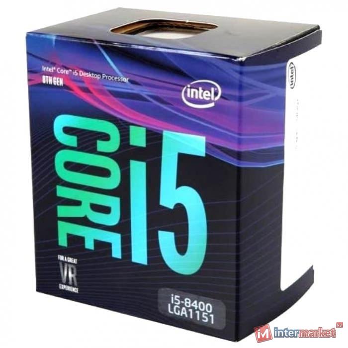 Процессор Intel Core i5 8400 2,8GHz 9Mb 6/6 Core Coffe Lake Tray 65W FCLGA1151
